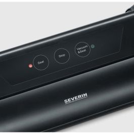 Severin FS3610 Sellador al vacío compacto automático FoodSave OneTouch | Mantiene alimentos frescos hasta 8x más | 110W | Negro