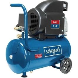 Compresor de aire horizontal Scheppach HC26 - 24L - 1500 W - 8 bares (Entregado con 280 ml de aceite) Precio: 182.49999966. SKU: B15H6B62NB