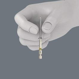 Wera 6 Wood TORX HF 1 SB - Bit-Check para Madera