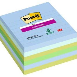 Taco Notas Post-It 675 Super Sticky 101X101 Colores Oasis Pack De 6 Precio: 21.49999995. SKU: B17MB69DET