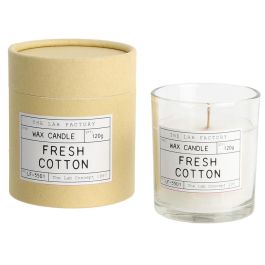 Home Deco Factory Vela Cera 120G Apothicaire Vaso Cristal Mecha Madera Aromas Variados