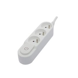 CHACON Regleta 3 tomas de corriente 16 A con interruptor, cable de 1,5 m HO5VV-F 3x1,5 mm² blanco Precio: 24.78999963. SKU: B18AX9ZZBF