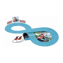 Carrera Pista de Carreras Nintendo Mario Kart con 2 Coches (Mario y Yoshi) 2,4 Metros