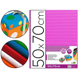 Liderpapel Carton Ondulado 50 x 70cm 320g/m2 Fucsia Precio: 19.49999942. SKU: B1CPH7NBEB