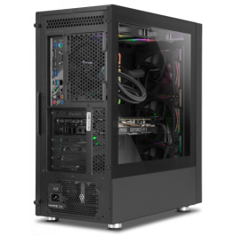 NOX Caja Semitorre ATX Hummer Blaster NXHUMMERBLASTER Negra ARGB con Ventana y USB 3.0