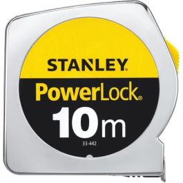 STANLEY 1-33-442 Medida Powerlock Classic ABS, Cinta Métrica de 10 m x 25 mm