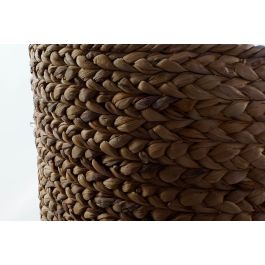 DKD Home Decor Cesta Balines Marron Junco Set de 2 51 x 30 x 51 cm Hecho a Mano Reciclable