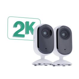 Arlo VMC3260-100EUS Cámara de Vigilancia 2K con Visión Nocturna a Color y 6 Meses de Batería