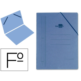 Liderpapel Carpeta Sencilla Folio Cartón Compacto Azul Calidad Extra 740 g/m² Acabado Mate Mayor Resistencia 40x360x260 mm Precio: 11.49999972. SKU: B1CR384HWR