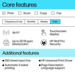 HP OfficeJet Pro 9110b Impresora Profesional de Inyección de Color para Oficinas Distribuidas y Fuerzas Laborales Híbridas