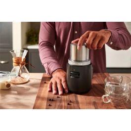 Kitchenaid 5KBGR111BM Molinillo de Café Inalámbrico con Batería Go, Negro Mate