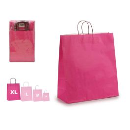 Bolsa de Papel Magenta Grande Pincello 16x57.5x46 cm - Rosa (100 Unidades)