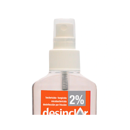 Desinclor Solución 2% Alcohólica, Antiséptico y Fungicida con Clorhexidina, Bote 100 ml