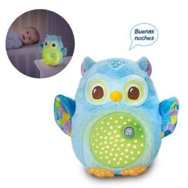 V-Tech Proyector Peluche Búho Estrellitas 80-566922 para Bebés con Melodías y Temporizador