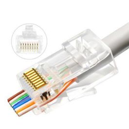Lanview RJ45 UTP plug Cat6A for AWG23-24 stranded/solid conductor 50 Pcs. Box Precio: 34.50000037. SKU: B16Q3T6AAQ