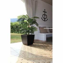 EDA Jardinera Cuadrada Diva Stone 42 L - con Bandeja Extraíble - Exterior o Interior - Decoración Onda - 43,5 x 43,5 x A.44,2 cm EDA Jardinera Cuadrada Diva Stone 42 L - con Bandeja Extraíble - Exterior o Interior - Decoración Onda - 43,5 x 43,5 x A.44,2 cm