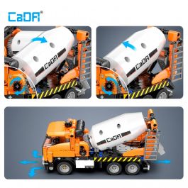 CADA Mezcladora De Cemento C65021W 368 Piezas Modelo Miniatura Funcional