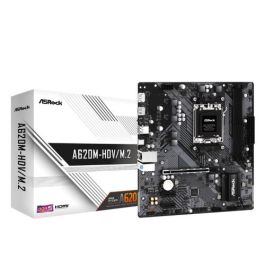 ASRock A620M-HDV/M.2 90-MXBLL0-A0UAYZ Placa Base AMD A620 Zócalo AM5 micro ATX DDR5 para PC