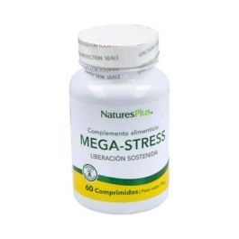 Natures Plus Mega-Stress Vitaminas B y C, Minerales para Estrés y Descanso 60 Comprimidos Precio: 27.8899995. SKU: B15RAV74GS