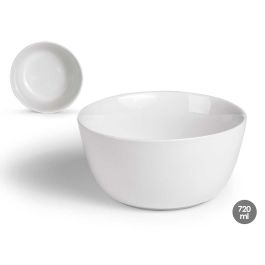 Bol Porcelana Blanca Redonda 720Ml Vessia 15X7CM (36 Unidades) Precio: 61.90000025. SKU: B1DFJD2ZS8