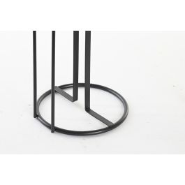 DKD Home Decor Portarrollos Moderno de Metal para 4 Rollos Naranja Gris 15x15x54 cm (6 Unidades)