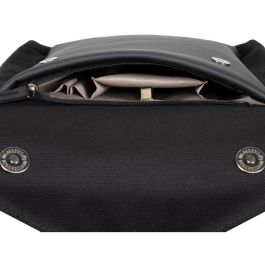 Rivacase 8524 Mochila para Portátil de 14 pulgadas, de lona, color negro, ideal para MacBook Pro 16 y otros portátiles
