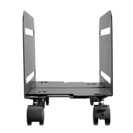 Ewent EW1291 Soporte de CPU Móvil Universal con Ruedas, Base Ajustable, Negro