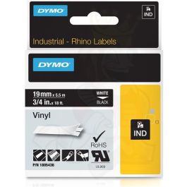 Dymo Rhino Id1-19 Cinta De Etiquetas Industrial Adhesiva Blanco Sobre Negro 19 mmx5.5M Poliester Precio: 21.49999995. SKU: B1EF9H9SBZ