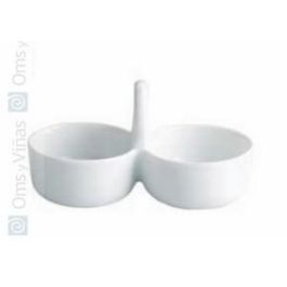 Vajilla Salsera Doble Compartimento para Salsas o Aliños, 10x6 cm - No Apto Lavavajillas ni Microondas Precio: 1.98999988. SKU: B15D4WWBPZ