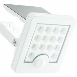 Brilliant Aplique Exterior LUTON BRI4004353437786 LED Solar Detector Movimiento Plástico Metal 4W Blanco