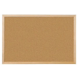 Q-connect Pizarra Corcho 120x90 cm Marco de Madera