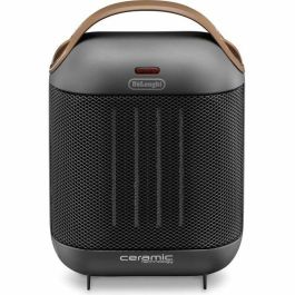 Delonghi HFX30C18 Calentador de Ventilador Cerámico 1800W, 2 Potencias, Función Verano, Termostato, Antivuelco, Gris