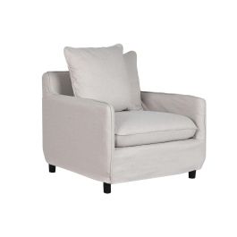 Sillon Moderno DKD Home Decor Beige 85 x 74 x 85 cm Sillon Moderno DKD Home Decor Beige 85 x 74 x 85 cm