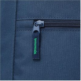 Rivacase 5566 Gremio Mochila Urbana para Portátil 15.6"-16" Azul, Resistente al Agua, Poliéster Reciclado