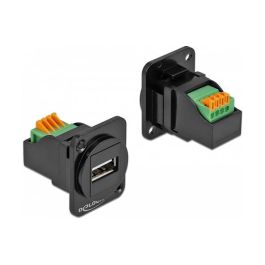 DeLOCK 87926 - Módulo Adaptador USB 2.0 Tipo A Hembra a Bloque de Terminales Plano, Negro, Conector Plástico Precio: 26.49999946. SKU: B12FXEJ9S7