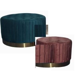 DKD Home Decor Descalzadora Set de 2 42 x 47 x 62 cm Poliester y Metal