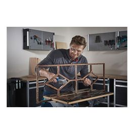 Wolfcraft Cepillo Metálico de Mano Acero Mango Plástico 265 mm Profesional Doméstico