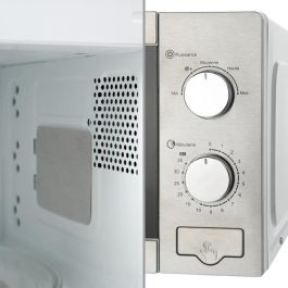 Oceanic MO20S Microondas Independiente Monofunción, 20 Litros de Capacidad, 700 W de Potencia, Color Plateado Oceanic MO20S Microondas Independiente Monofunción, 20 Litros de Capacidad, 700 W de Potencia, Color Plateado