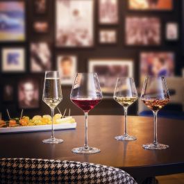 Chef & Sommelier Krysta Distinction Copas de Vino 28 cL - Set de 6 Copas de Vidrio Transparente Fabricadas en Francia