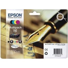 Epson Tinta Bk - C - M- Y Durabrite Ultra Ink Cartucho - Nº 16 Pack 4 Colores Precio: 48.78999994. SKU: S0204759