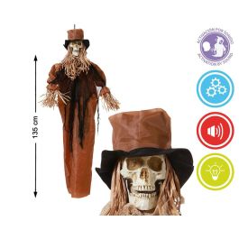 Figura de Espantapájaros Animado de 135 cm con Luz, Sonido y Movimiento para Decoración de Halloween Precio: 24.95000035. SKU: B12C7XRC5T