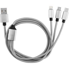 Kit de viaje - GAO - 3 en 1 - Cable de 1 m, cargador de pared y de coche Kit de viaje - GAO - 3 en 1 - Cable de 1 m, cargador de pared y de coche