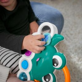 BABY EINSTEIN Ocean Explorers Neptune's Busy Bubbles juguete de actividad sensorial, luces y música interactivas, 3 meses