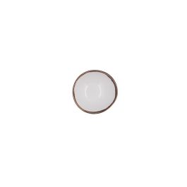 Bidasoa Bol Orion Hydrozero de Porcelana, 9,5 cm, Blanco, Acabado Brillo, 6 Unidades, Resistente, Apto Lavavajillas y Microondas