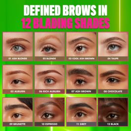 Nyx Professional Make Up Blade & Shade Nano Lápiz De Cejas #09-Brunette Nyx Professional Make Up Blade & Shade Nano Lápiz De Cejas #09-Brunette