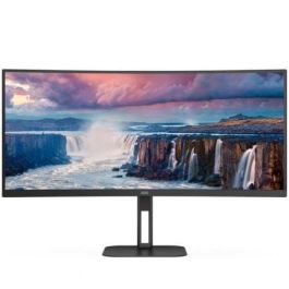 Monitor Profesional Ultraparonámico Curvo AOC CU34V5C/BK 34"/ WQHD/ Multimedia/ Negro Precio: 292.99457517. SKU: B12HQC9QSJ