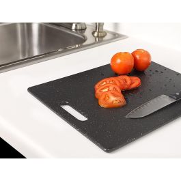 Quttin Tabla de Cortar de Plástico con Efecto Granito 37.5 cm x 23.5 cm (18 Unidades)