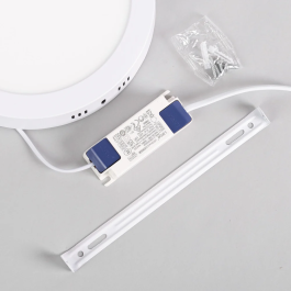 Plafón Circular LED 18W 1793Lm Driver Lifud Flicker Free IP20 30000H Blanco Frío WR-MYSR-18-CW