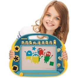 Lexibook Pizarra Mágica Minions LEX3380743082783 Formato A5 con Accesorios Magnéticos