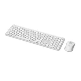 Teclado y Ratón Logitech Blanco Francés Azerty Francés